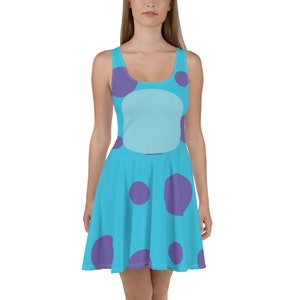 Not So Scary Monster Running Costume Skater Dress