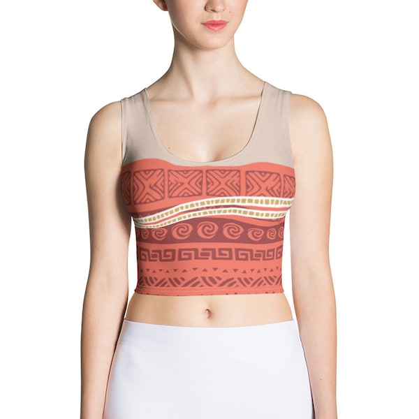 Polynesian Princess Running Costume Crop Top