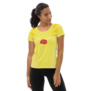 Belle Princess Running Costume Women&#39;s Athletic T-shirt