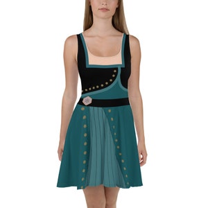 Anna Queen Running Costume Skater Dress