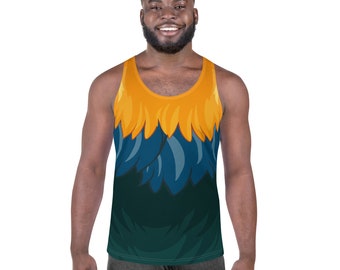 Polynesian Pet Rooster Running Costume Tank Top