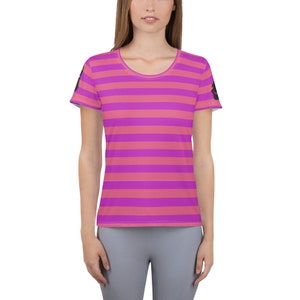 Cheshire Cat Running Costume Women's Athletic T-shirt