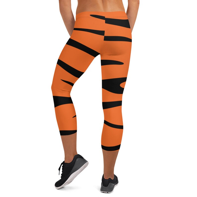 Lovable Children Story Tiger Running Costume Capri Leggings - Etsy