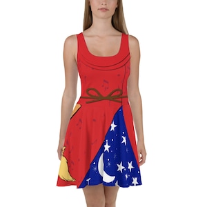 Fantastical Running Costume Skater Dress