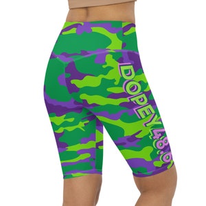 48.6 Challenge Camo Collection Running Costume Biker Shorts