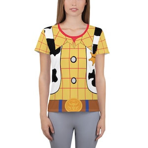 Cowboy Toy Running Costume Women&#39;s Athletic T-shirt