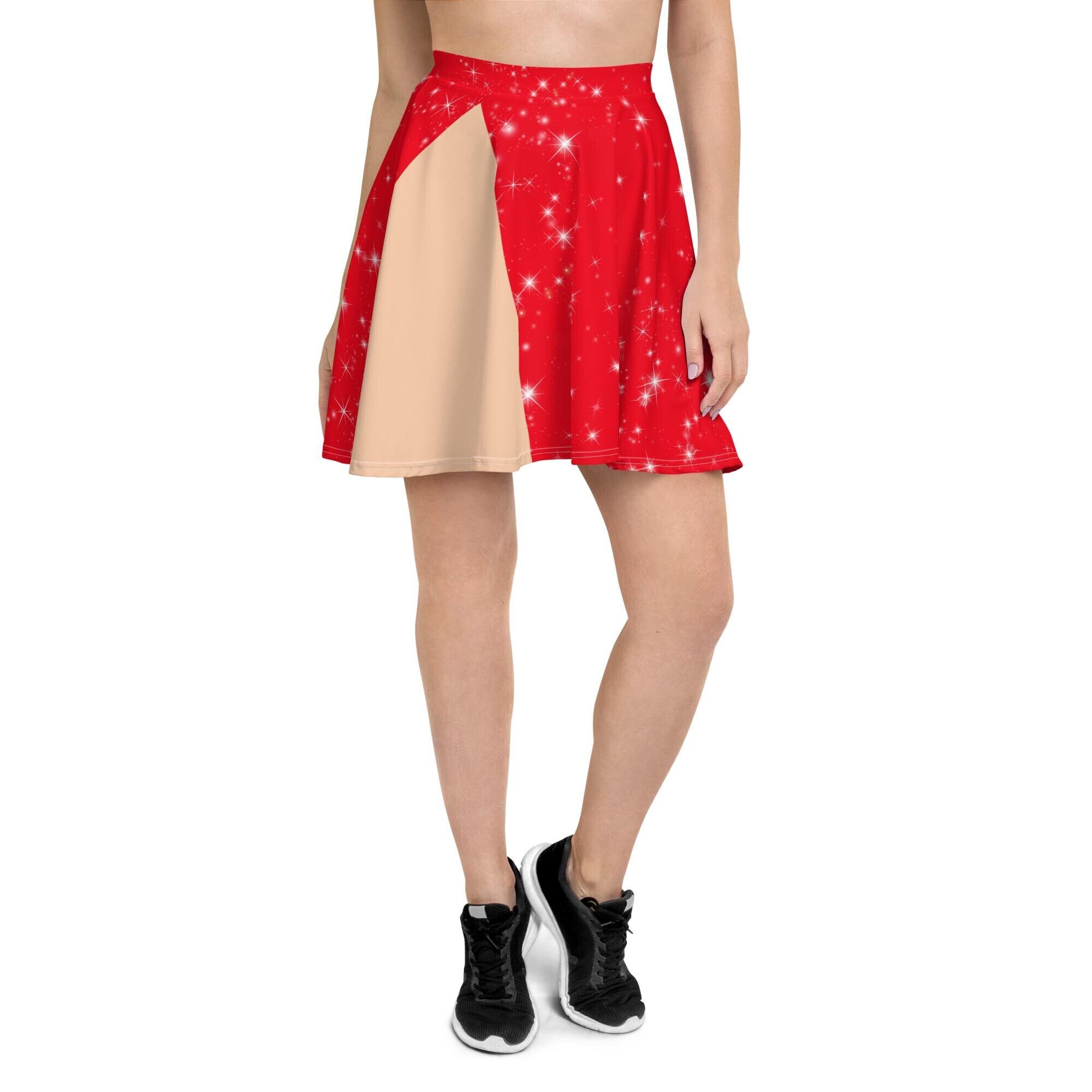 Discover I'm not bad, I'm just drawn that way Running Costume Skater Skirt