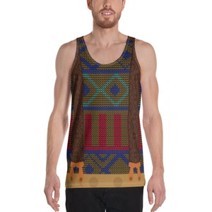 Frozen Shopkeeper Running Costume Men&#39;s Tank Top