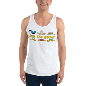 Caballeros Run the World Unisex Tank Top