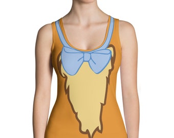 Purrfectly Aristocratic Painter Cat Inspired Running Costume Tank Top