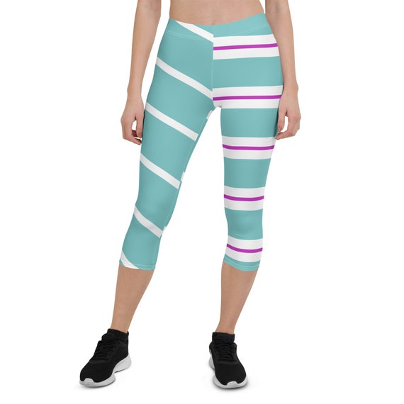 Vanellope Running Costume Capri Leggings 