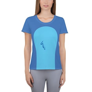 Lovable Alien Experiment Running Costume Women&#39;s Athletic T-shirt