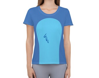Lovable Alien Experiment Running Costume Women's Athletic T-shirt