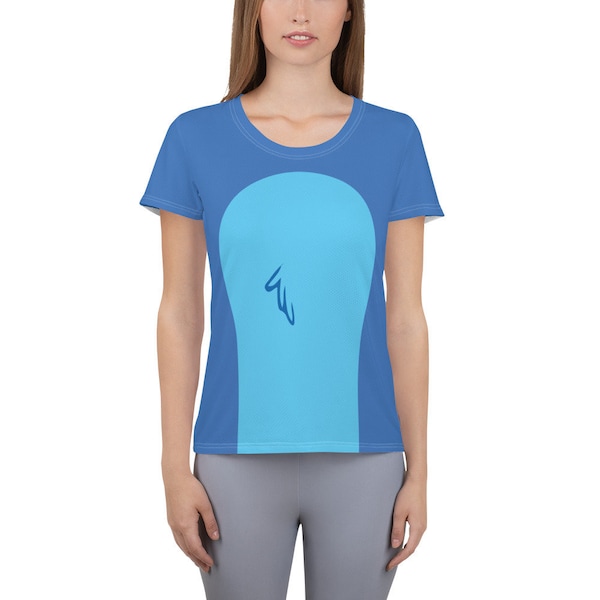 Lovable Alien Experiment Running Costume Women's Athletic T-shirt