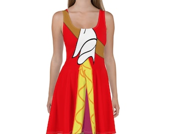 The Captain Running Costume Skater Dress