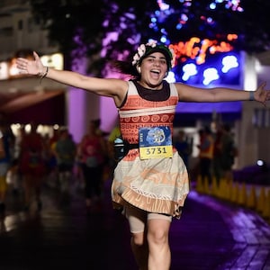 Polynesian Princess Running Costume Skater Dress