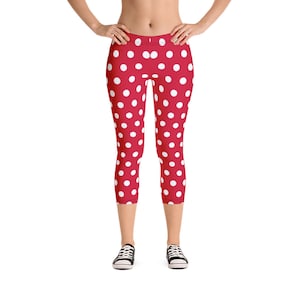 Sweet Mouse Running Costume Capri Leggings