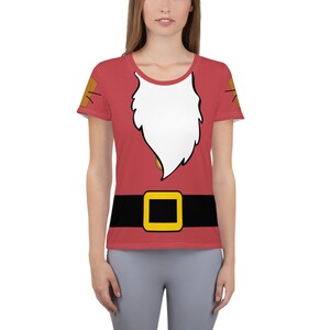 Grumpy Dwarf Running Costume Women&#39;s Athletic T-shirt
