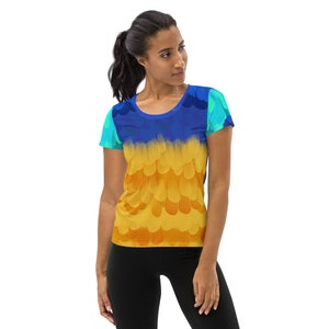 The Exotic Bird Adventure is Out There Up Running Costume Women&#39;s Athletic T-shirt