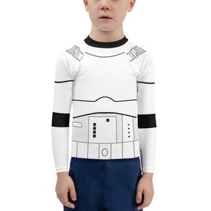 Dark Side Guard Running Costume Kids Long Sleeve Shirt