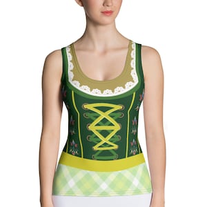 Dirndl Running Costume Tank Top
