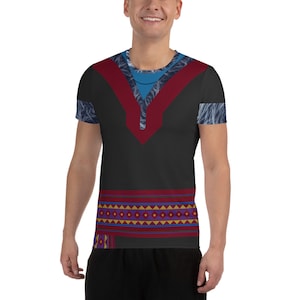 A Furrier Version of The Rugged Iceman Running Costume Men&#39;s Athletic T-shirt
