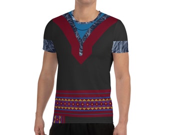 A Furrier Version of The Rugged Iceman Running Costume Men's Athletic T-shirt