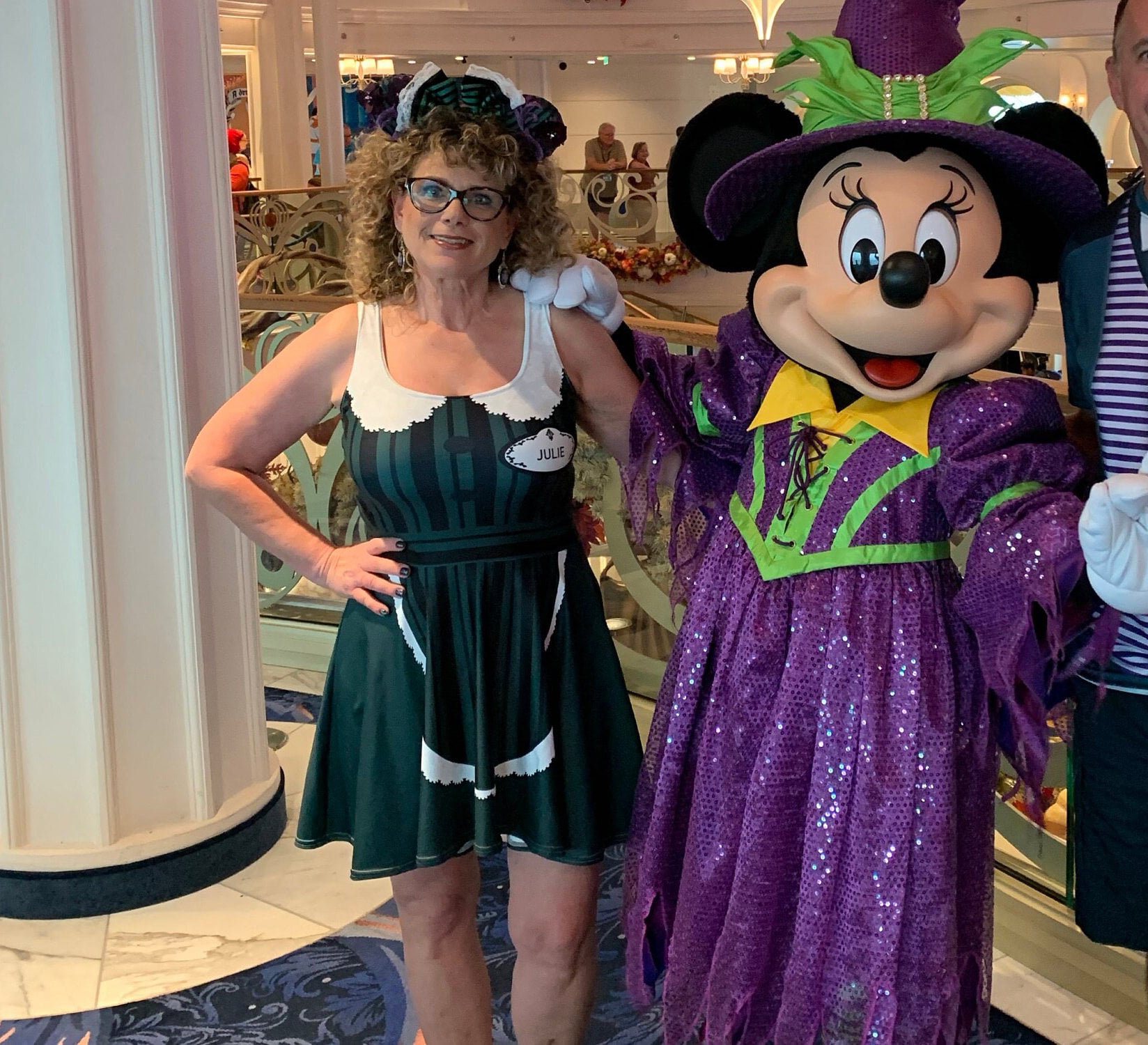 Kids Haunted Mansion Maid Costume Dress - Disney Park Inspired Outfit, Green, Size 8 Years, 90% Cotton