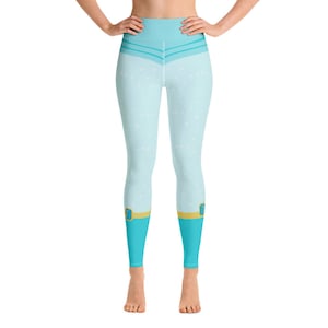 Jasmine Inspired Running Costume Yoga Leggings