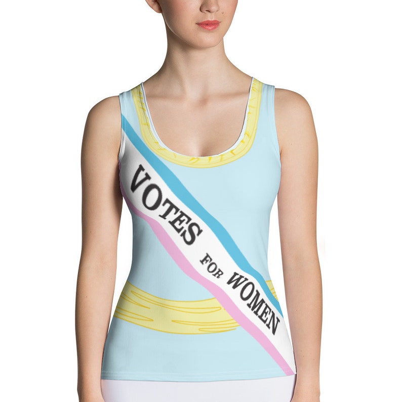 Votes for Women Running Costume Tank Top image 3