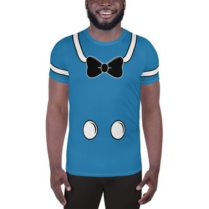 Three Friends Magical Duck Running Costume Men's Athletic T-shirt