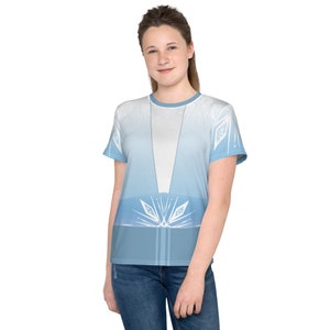 Ice Princess Frozen 2 Running Costume Youth crew neck t-shirt