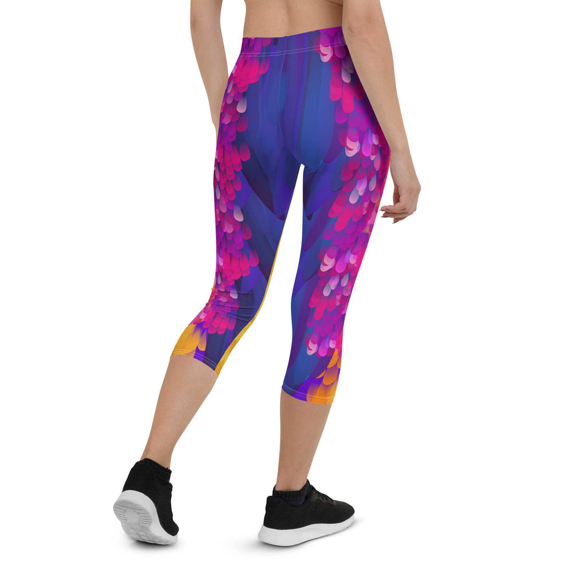 The Exotic Bird Adventure is Out There Up Running Costume Capri Leggings