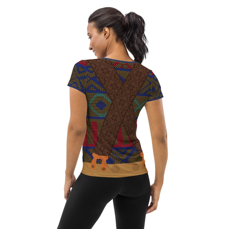 Frozen Shopkeeper Running Costume Women's Athletic T-shirt