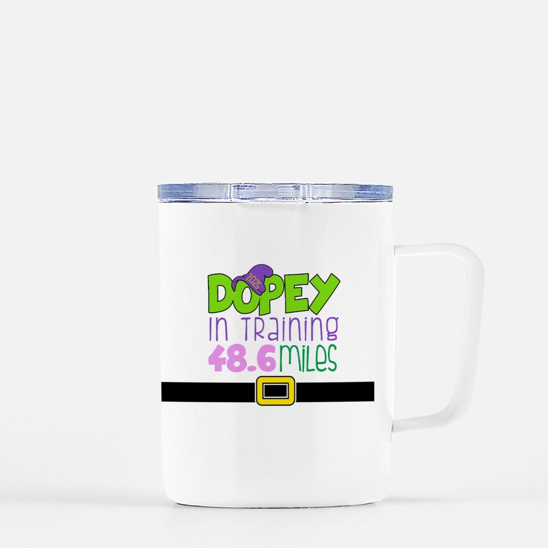 2025 Dopey in Training Travel Mug W/ Lid 10 Oz. Etsy