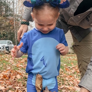 Lovable Alien Experiment Running Costume Kids T-Shirt