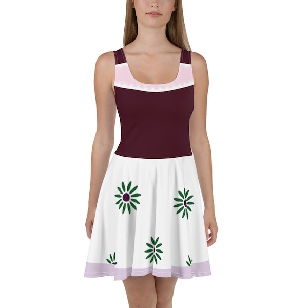 Haunted Mansion Tightrope Walker Running Costume Skater Dress