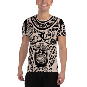 The Legendary Polynesian Demigod Running Costume Men&#39;s Athletic T-shirt