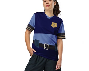Detective Bunny Running Costume Recycled Unisex Sports Jersey