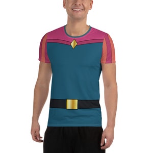 Sleeping Beauty&#39;s Prince Running Costume Men&#39;s Athletic T-shirt
