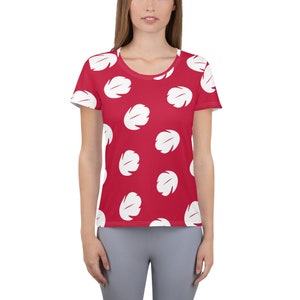 Hawaiian Friend of Lovable Alien Running Costume   Women&#39;s Athletic T-shirt