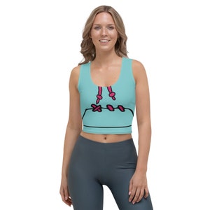 Vanellope Running Costume Crop Top