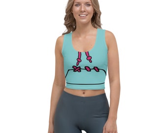 Vanellope Running Costume Crop Top