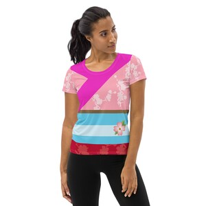 Warrior Princess Running Costume Women's Athletic T-shirt