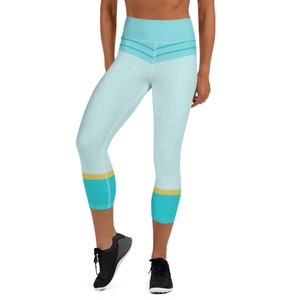 Jasmine Inspired Running Costume Yoga Capri Leggings