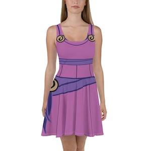 Megara Women&#39;s Running Costume Skater Dress