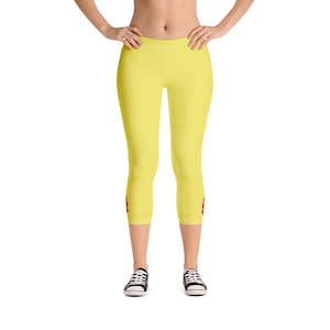 Belle Running Costume Capri Leggings