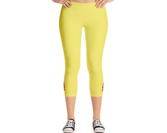 Belle Running Costume Capri Leggings