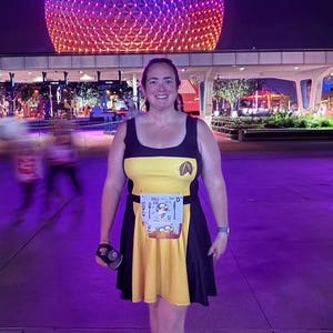 The Stars Running Costume Skater Dress