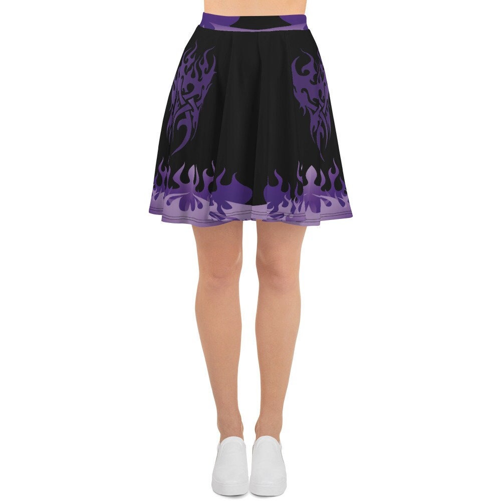 Discover Evil Mistress Running Costume Skater Skirt